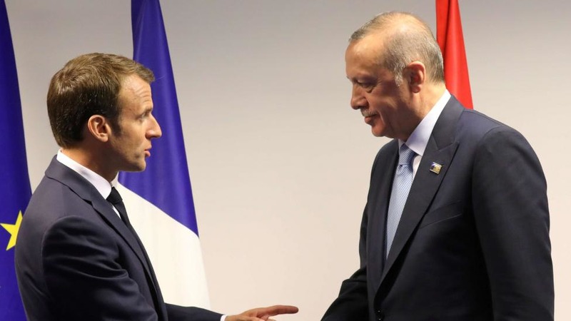 Macron Erdogan